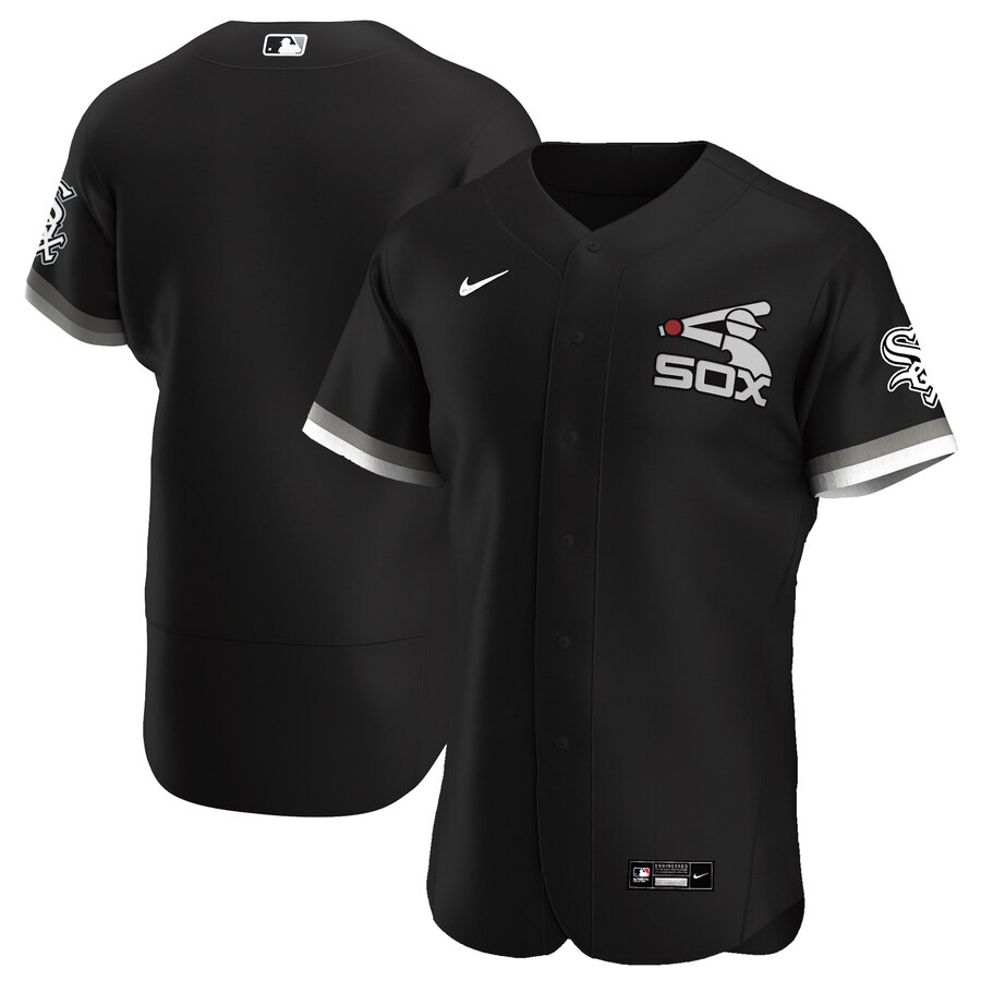 Chicago White Sox Men Nike Black Alternate 2020 Authentic Team MLB Jersey->chicago white sox->MLB Jersey